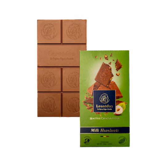 Melkchocolade Hazelnoten Tablet